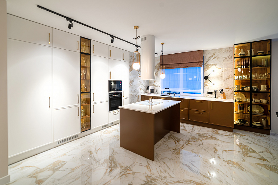 Кухня угловая — Катрин RAL 9003